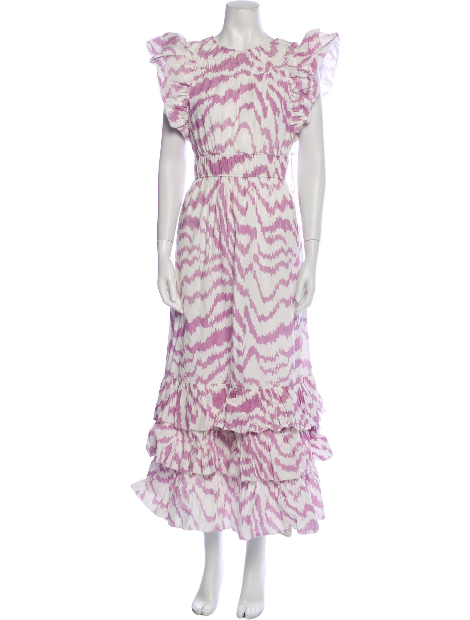 Saylor Printed Long Dress