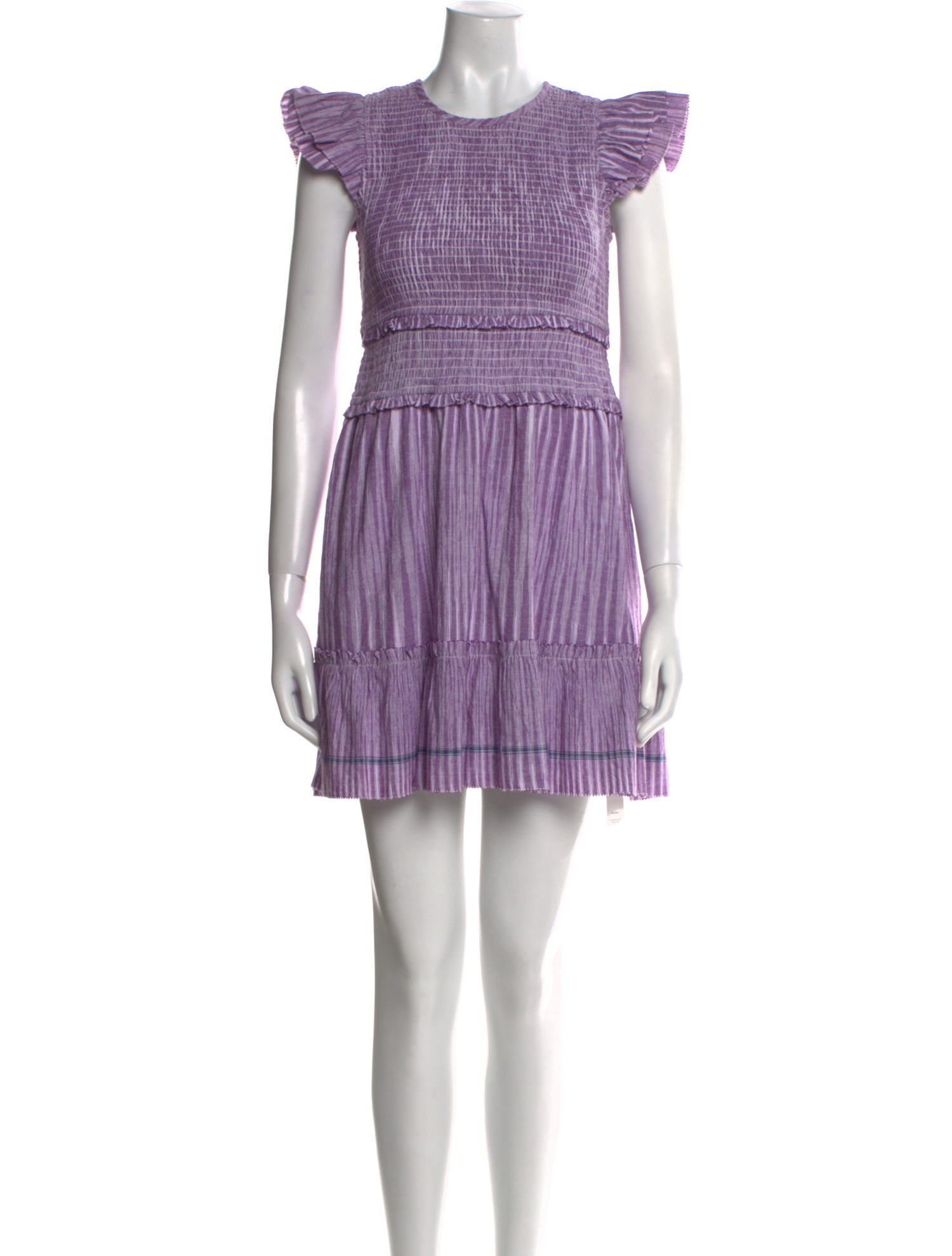 Saylor Plaid Print Mini Dress