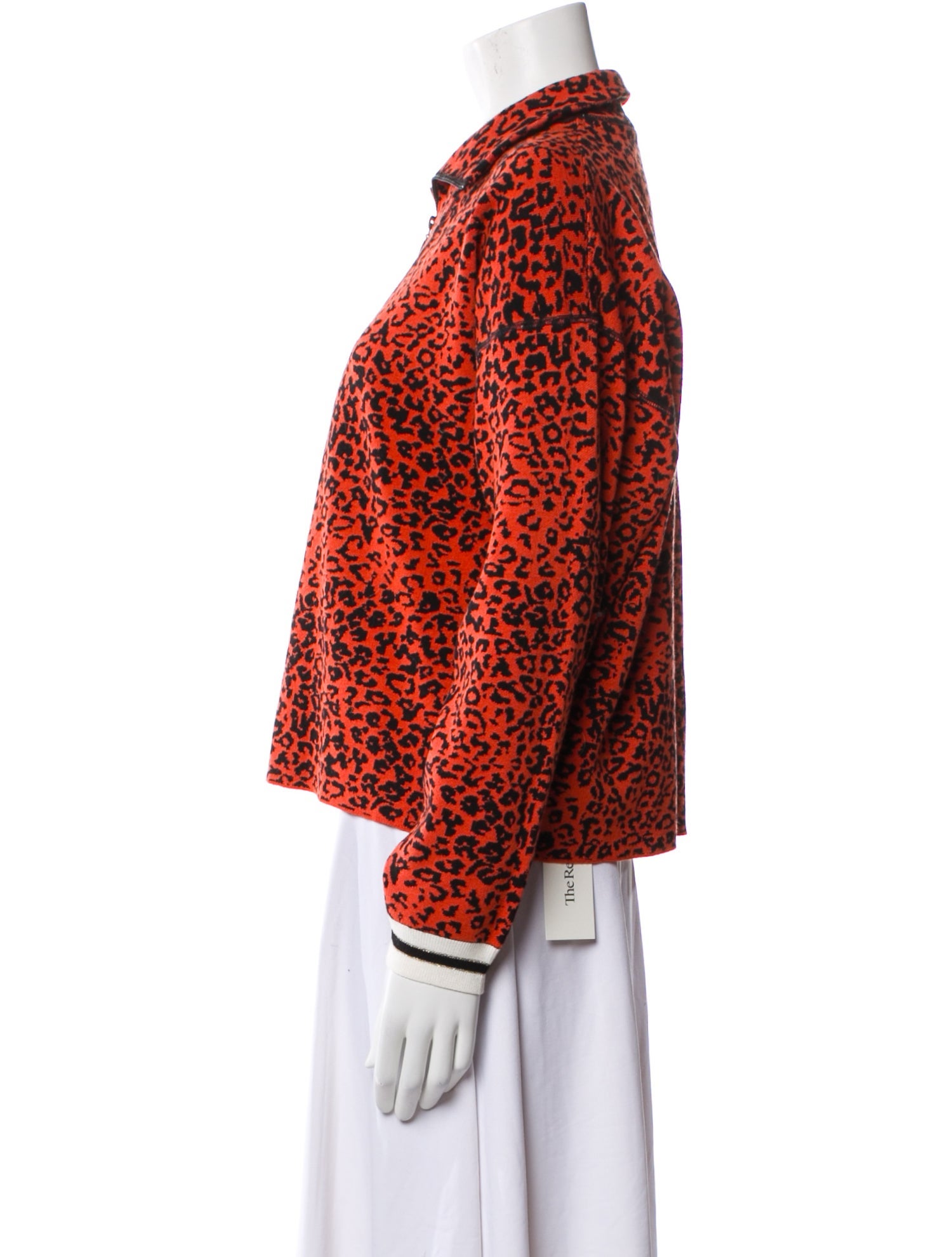 Saylor Printed V-Neck Sweater