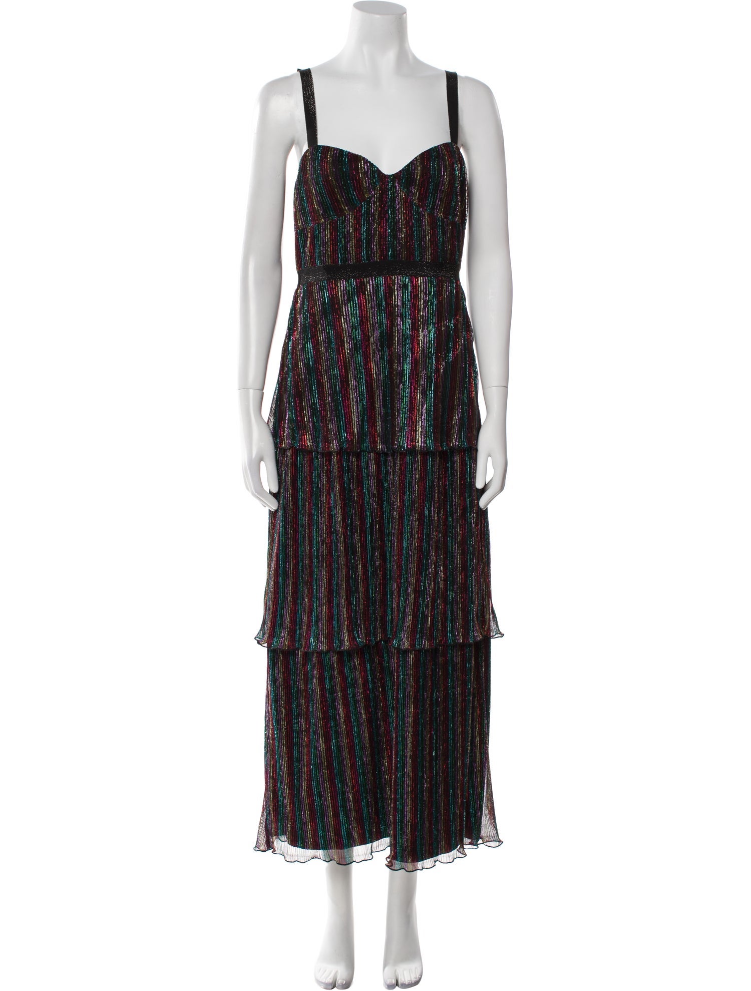 Saylor Striped Long Dress