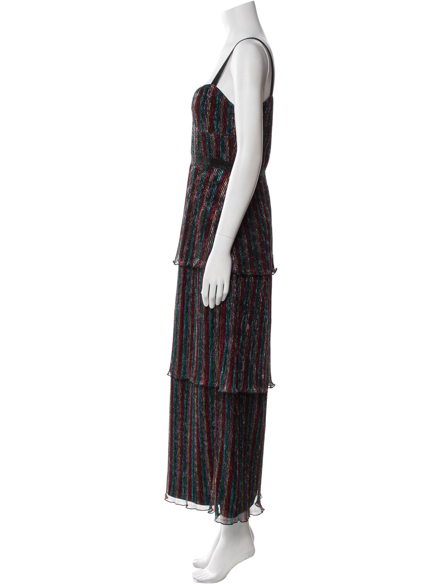 Saylor Striped Long Dress