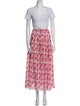 Saylor Floral Print Beaded Accents Skirt Set