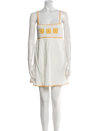 Saylor Patterned Mini Dress