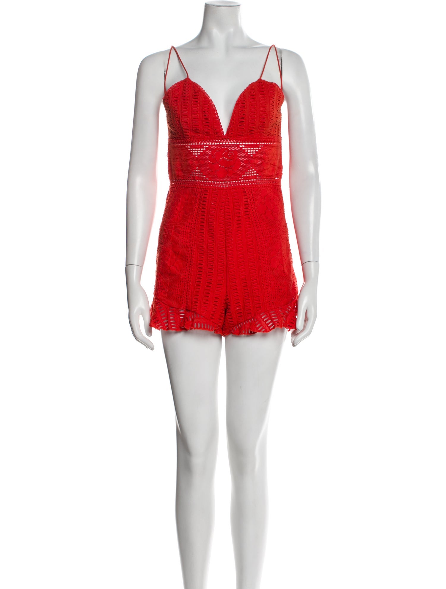 Saylor Plunge Neckline Romper