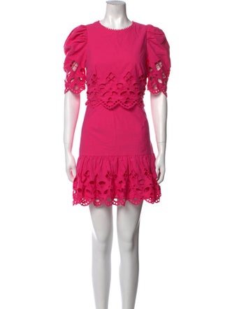 Saylor Crew Neck Mini Dress