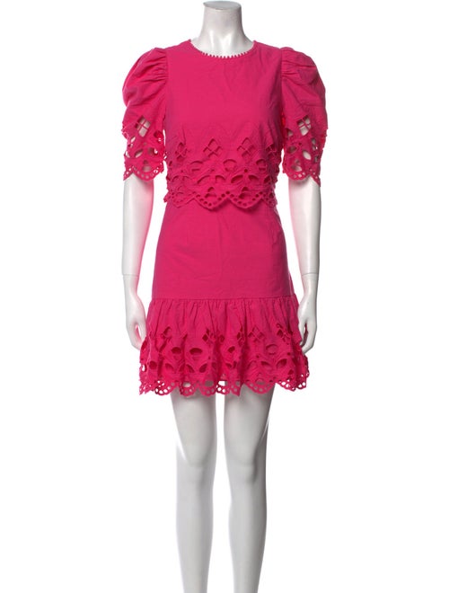 Saylor Crew Neck Mini Dress