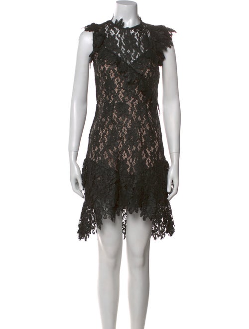 Saylor Lace Pattern Knee-Length Dress