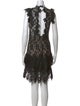 Saylor Lace Pattern Knee-Length Dress
