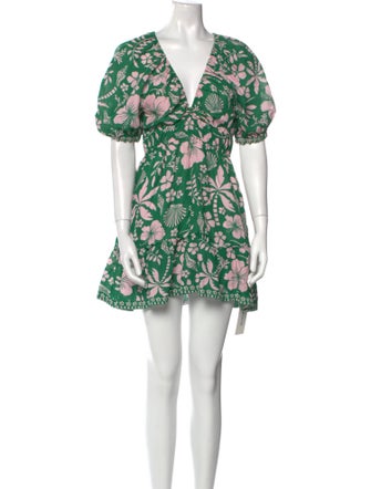 Saylor Floral Print Mini Dress