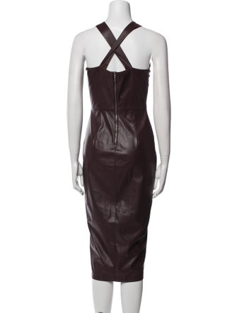 Saylor V-Neck Midi Length Dress