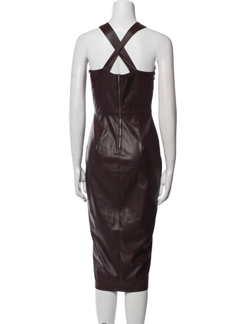 Saylor V-Neck Midi Length Dress