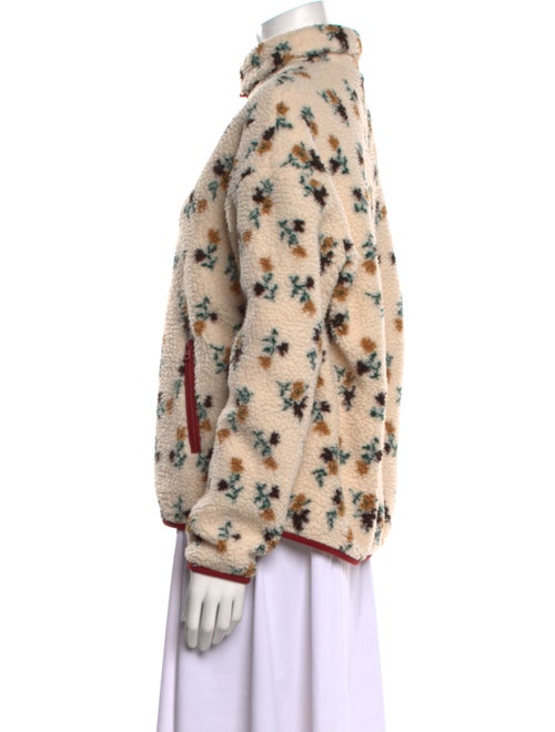 Saylor Floral Print Mock Neck Sweater