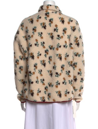 Saylor Floral Print Mock Neck Sweater