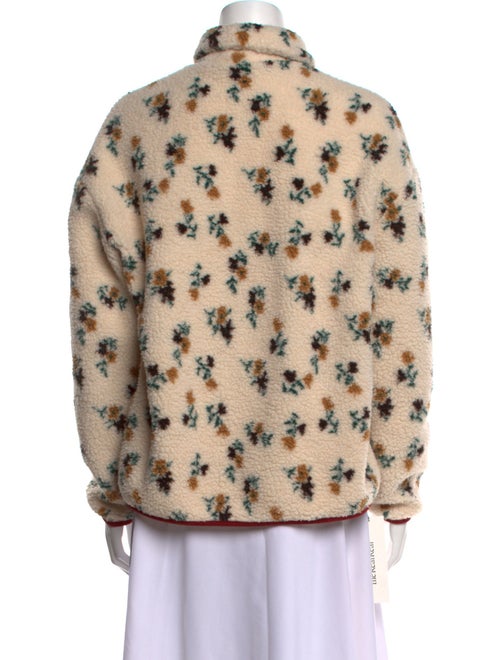 Saylor Floral Print Mock Neck Sweater