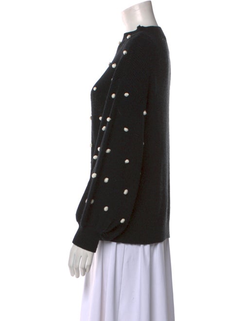 Saylor Polka Dot Print Crew Neck Sweater