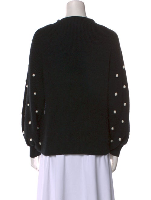 Saylor Polka Dot Print Crew Neck Sweater