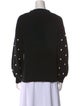 Saylor Polka Dot Print Crew Neck Sweater