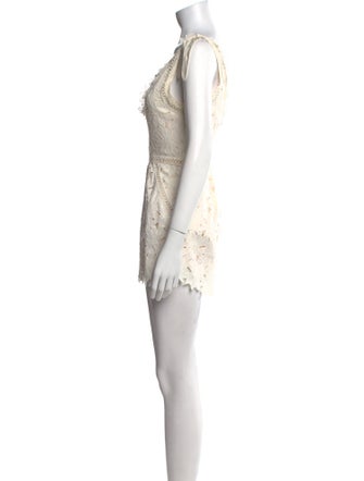 Saylor Nylon V-Neck Romper