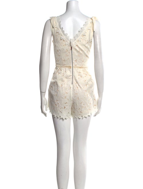 Saylor Nylon V-Neck Romper