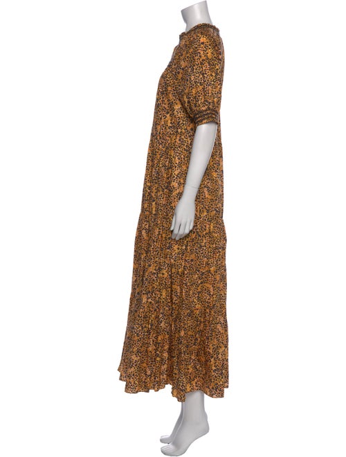 Saylor Floral Print Long Dress