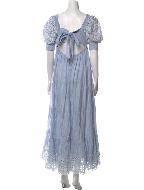 Saylor Square Neckline Long Dress