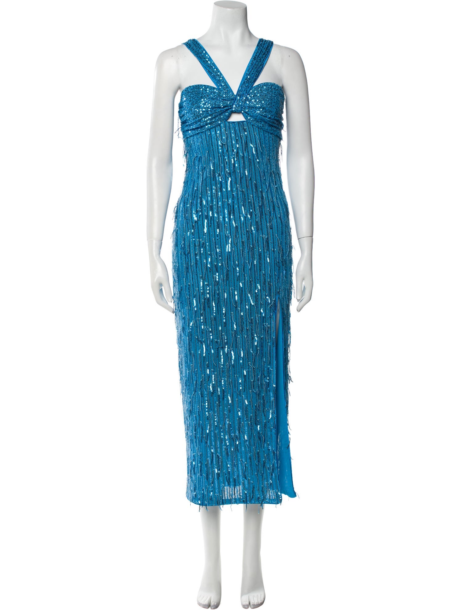 Saylor Printed Long Dress w/ Tags