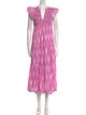 Saylor Printed Long Dress