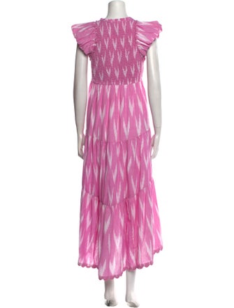 Saylor Printed Long Dress