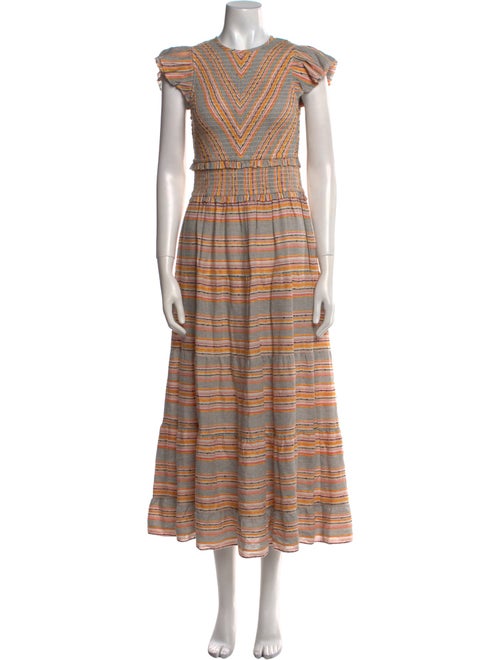 Saylor Striped Long Dress