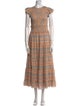 Saylor Striped Long Dress