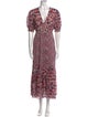 Saylor Floral Print Long Dress