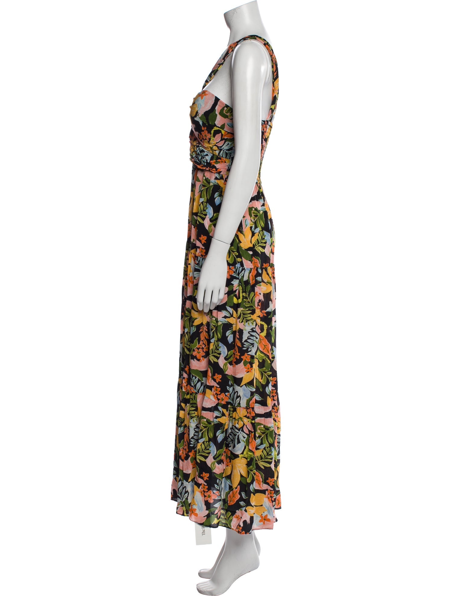 Saylor Floral Print Long Dress