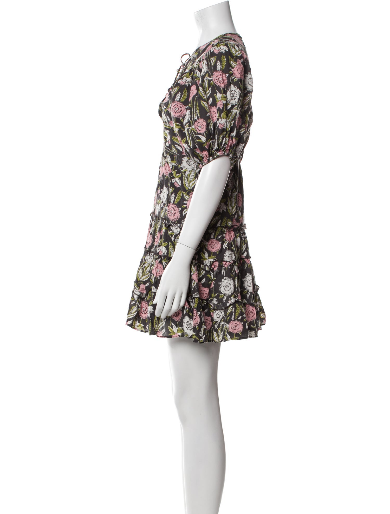 Saylor Floral Print Mini Dress