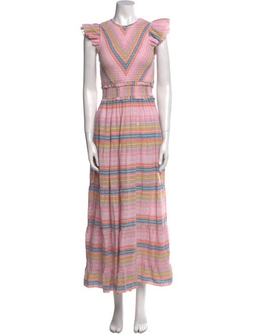 Saylor Striped Long Dress