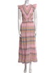 Saylor Striped Long Dress
