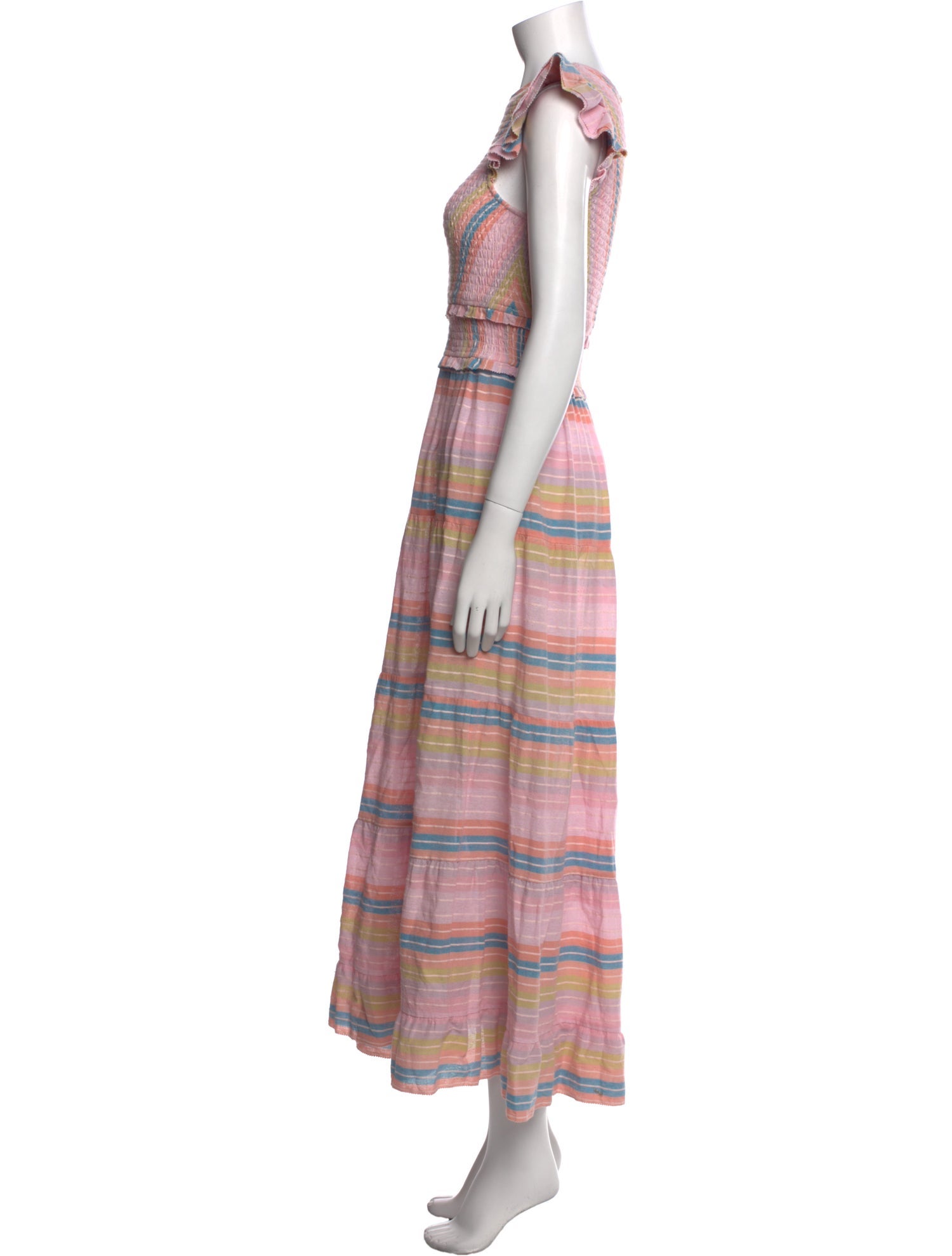 Saylor Striped Long Dress