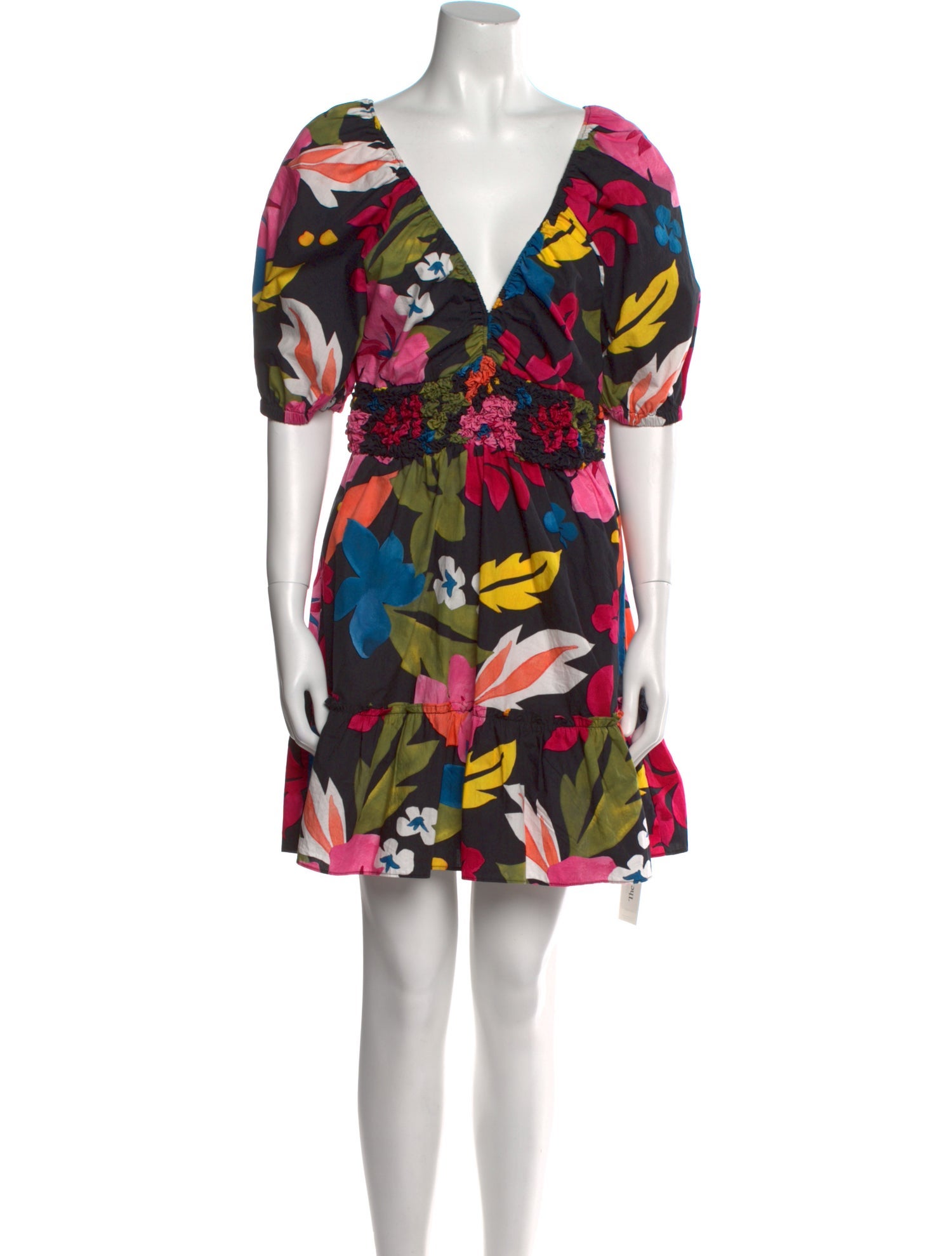 Saylor Floral Print Mini Dress