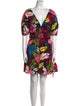 Saylor Floral Print Mini Dress