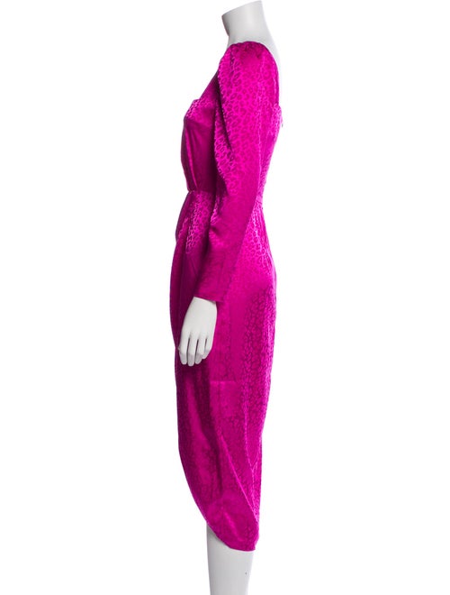 Saylor Square Neckline Midi Length Dress