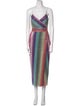 Saylor Striped Midi Length Dress