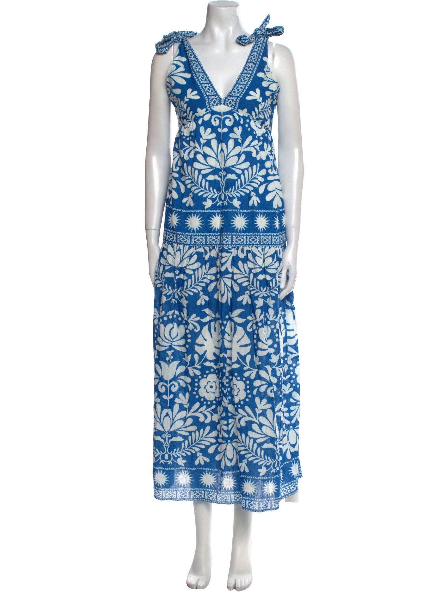 Saylor Printed Long Dress
