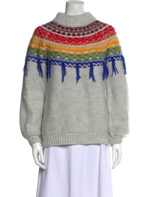 Saylor Printed Turtleneck Sweater