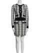 Saylor Nylon Plaid Print Skirt Set