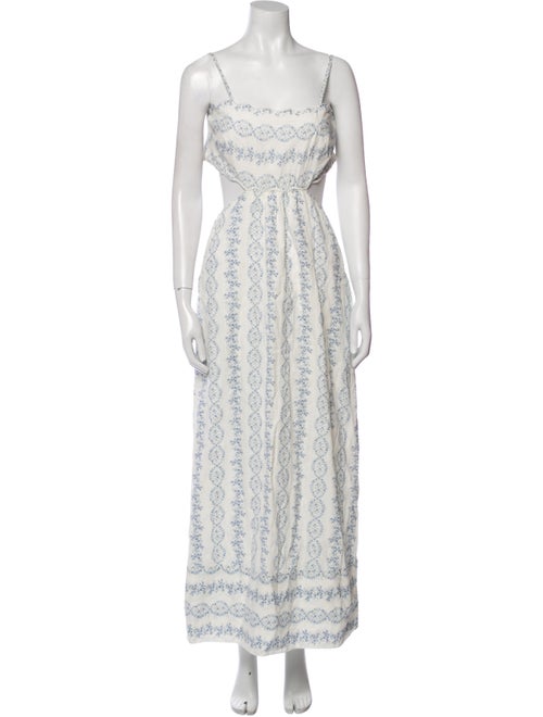 Saylor Printed Long Dress