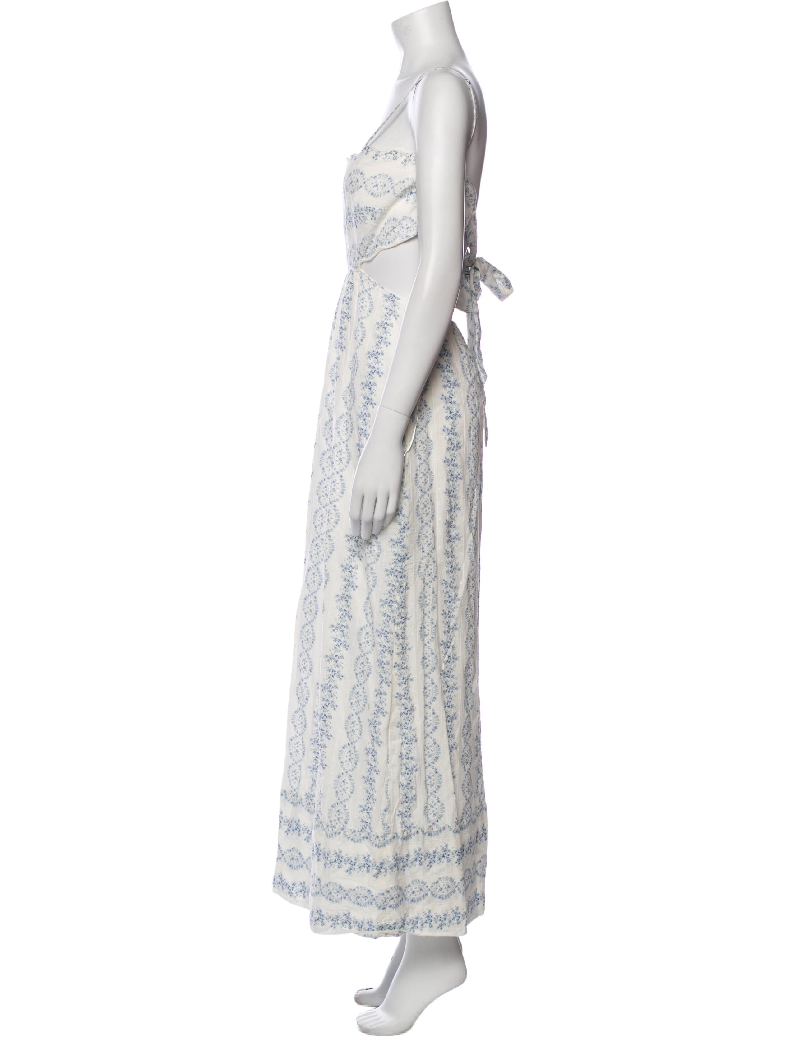 Saylor Printed Long Dress