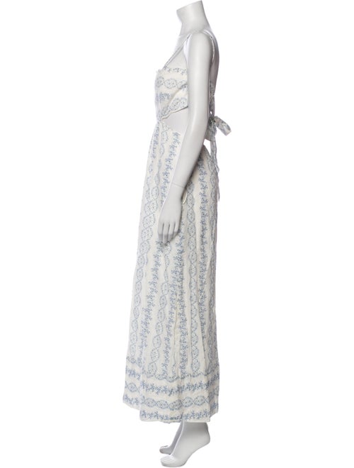 Saylor Printed Long Dress