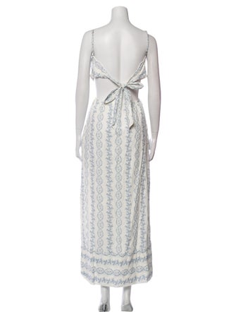 Saylor Printed Long Dress