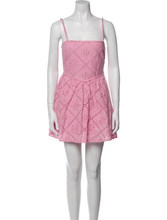 Saylor Polka Dot Print Mini Dress