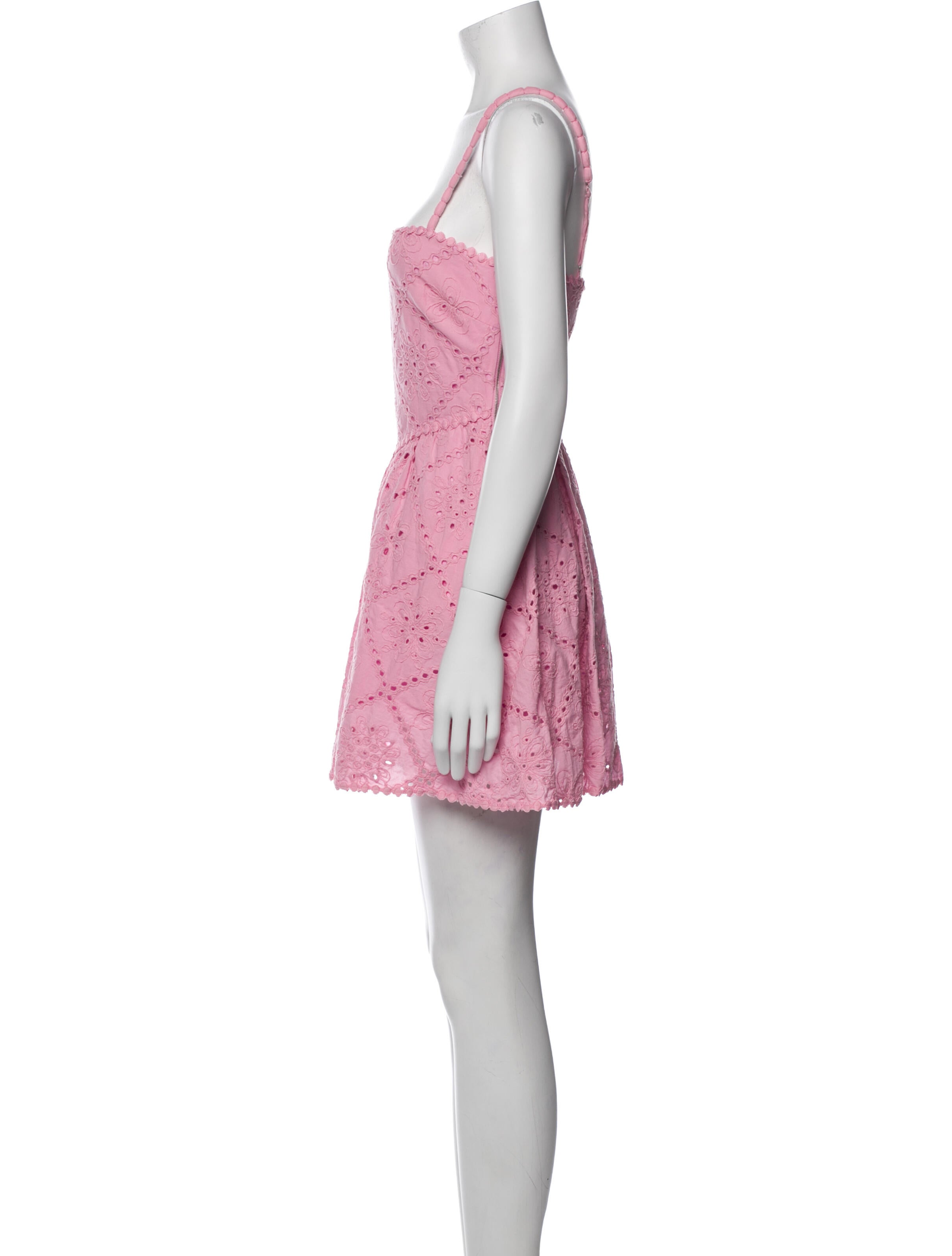 Saylor Polka Dot Print Mini Dress