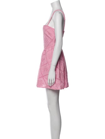 Saylor Polka Dot Print Mini Dress